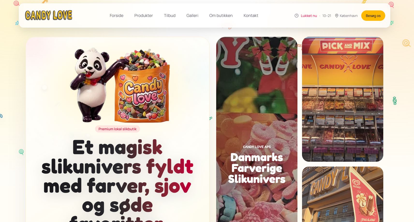 Webshop til lokal virksomhed med produktfokuseret mobil shoppingflow